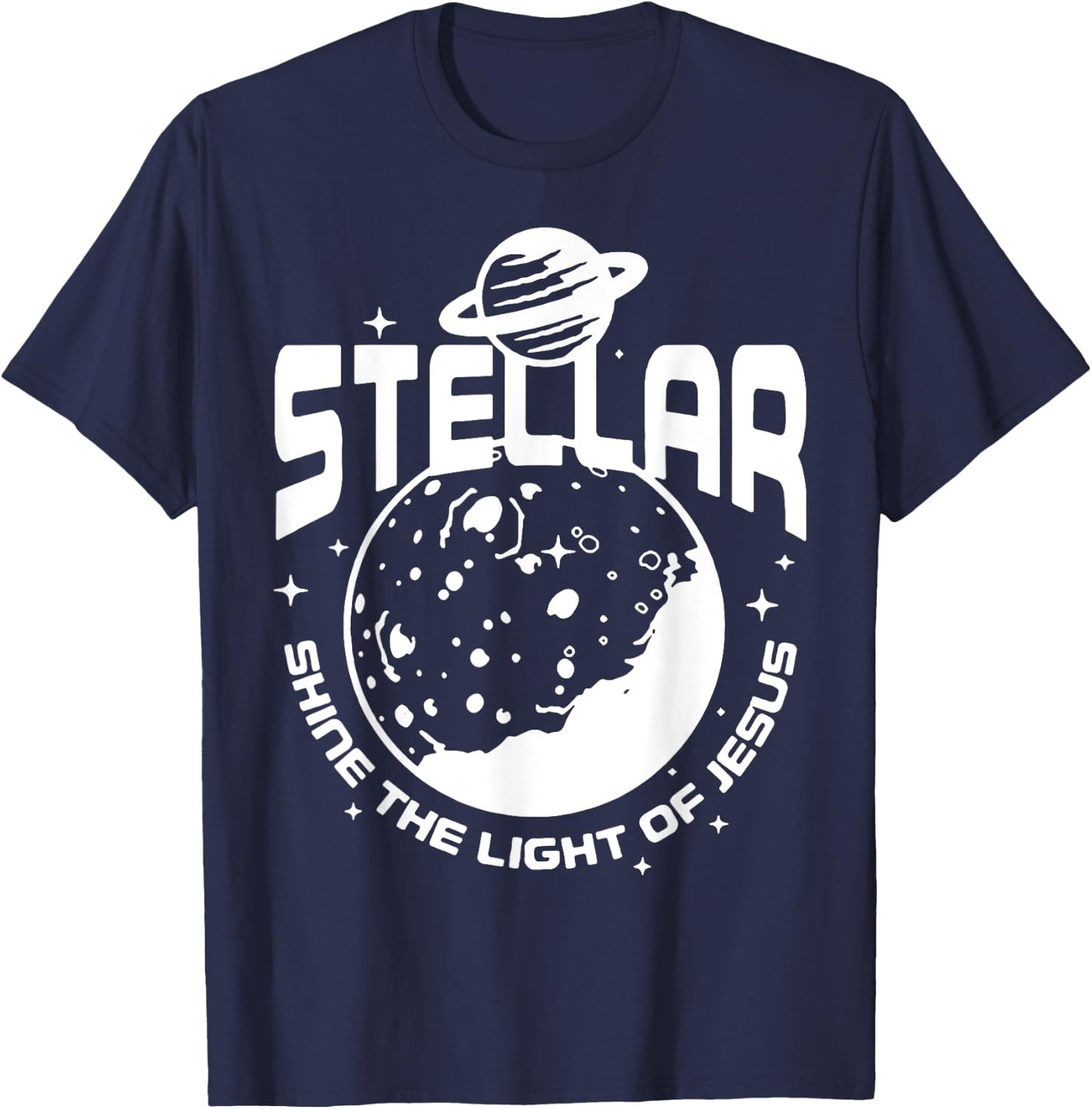 Stellar Shine The Light Of Jesus VBS 2023 T-Shirt - T-Shirt | Navy