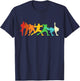 Retro baseball pitcher T-Shirt - T-Shirt | Navy