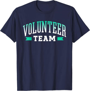 Volunteer Team Unpaid Job Volunteers Volunteering T-Shirt - T-Shirt | Navy