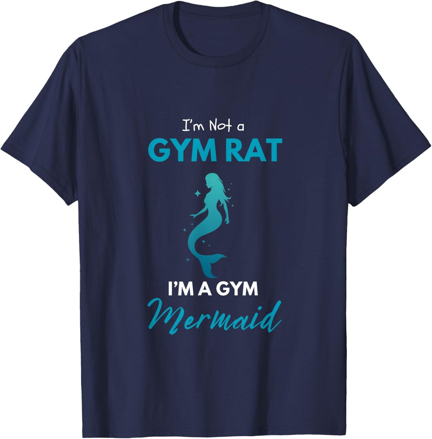 Gym Mermaid T-Shirt - T-Shirt | Navy