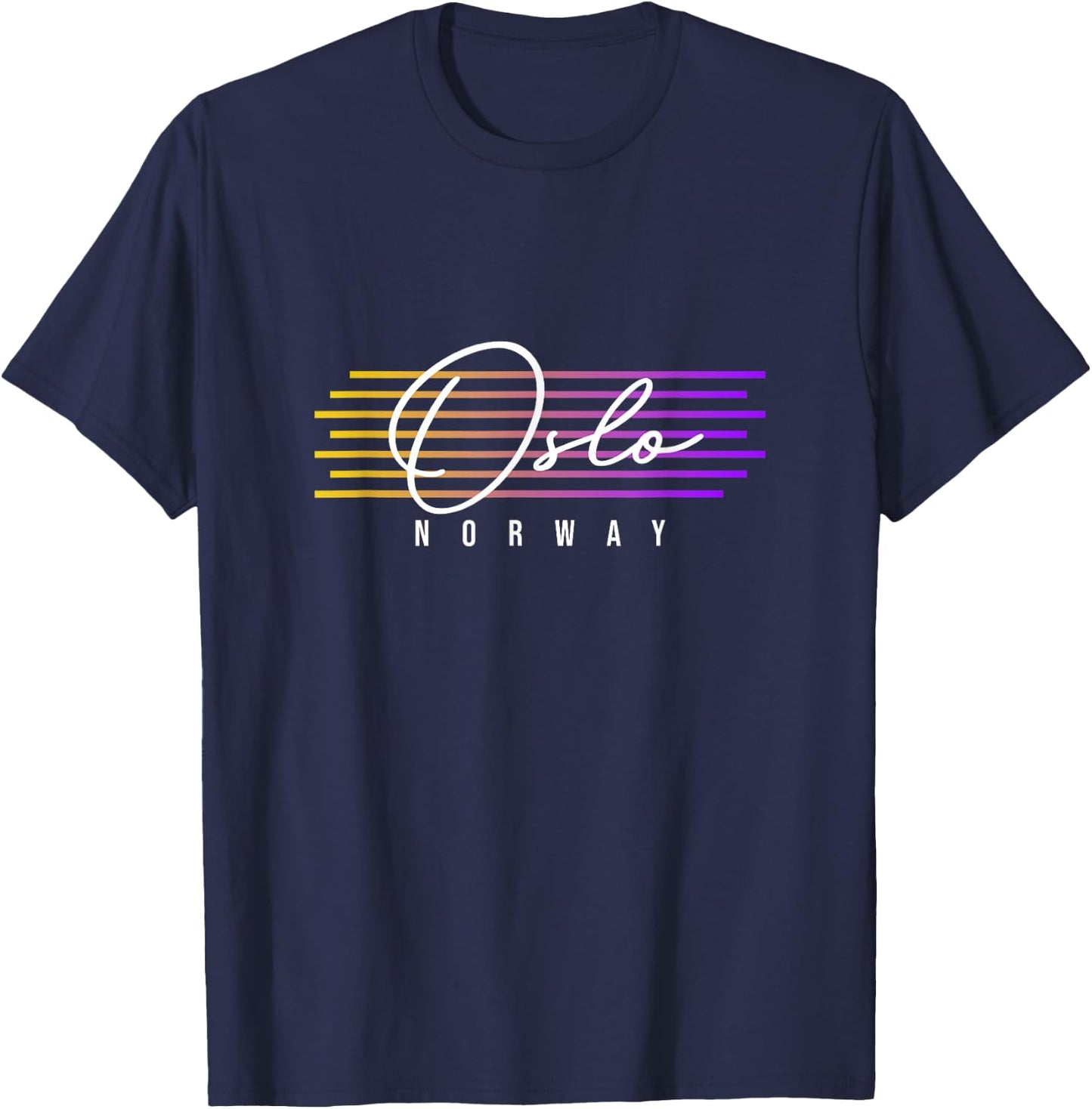 Oslo Norway Souvenir T-Shirt - T-Shirt | Navy