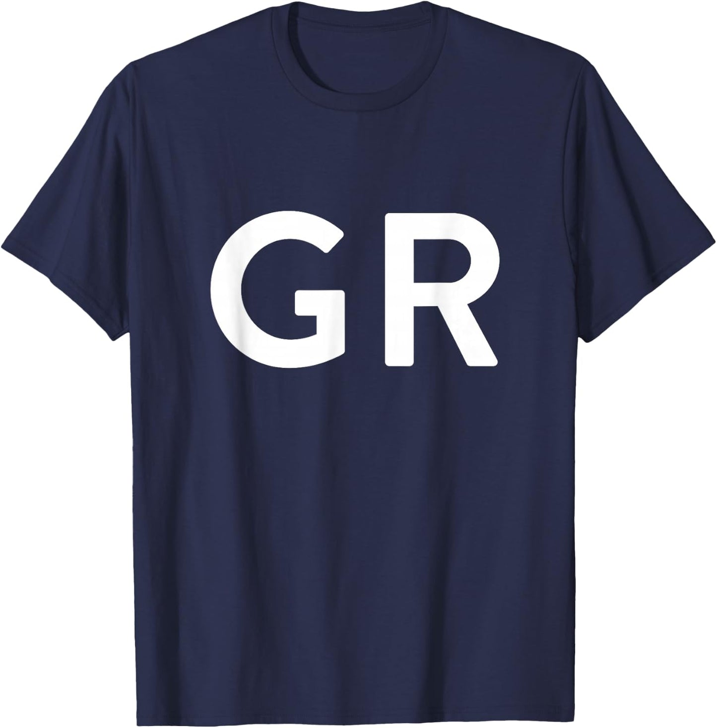 GR - Greece Three Part Combo Design - Greek Flag Part 1 T-Shirt - T-Shirt | Navy