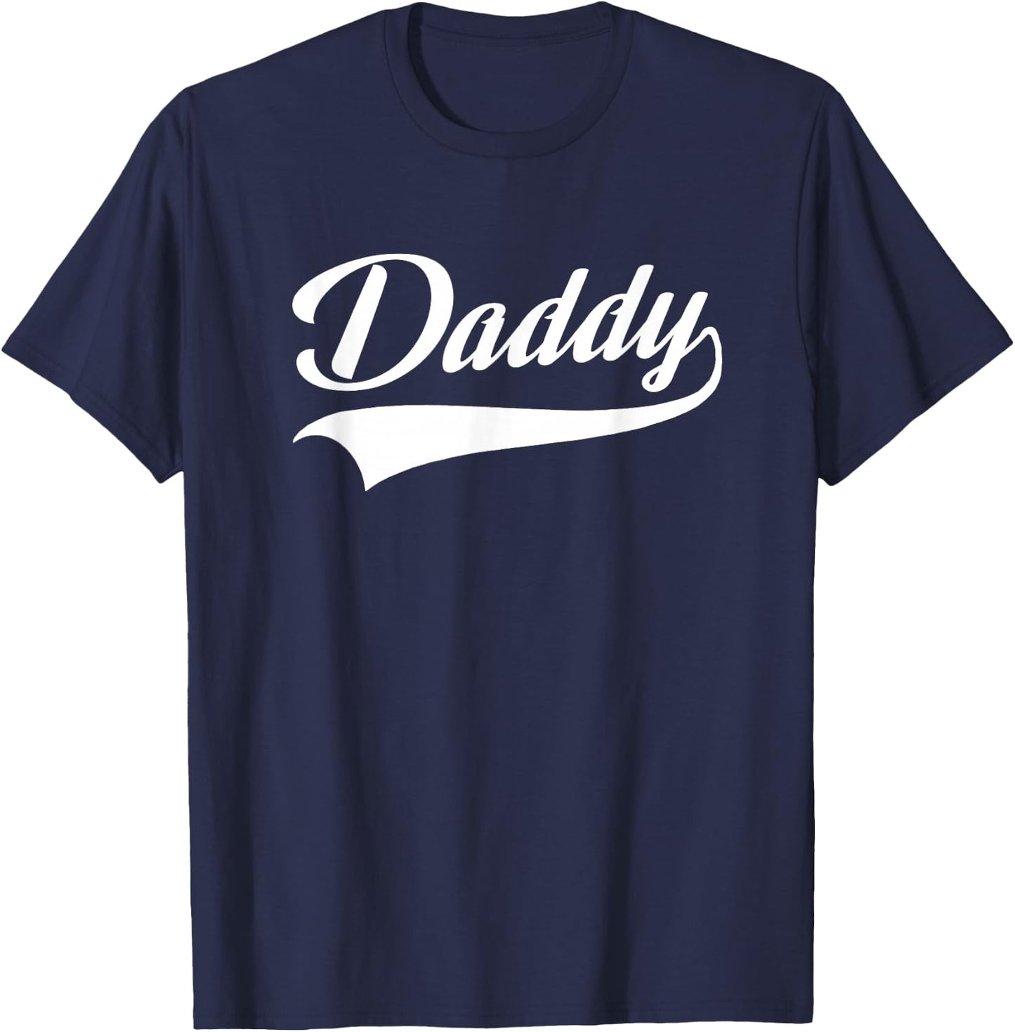 Daddy - Best Father - Throwback Sporty Design - Classic T-Shirt - T-Shirt | Navy