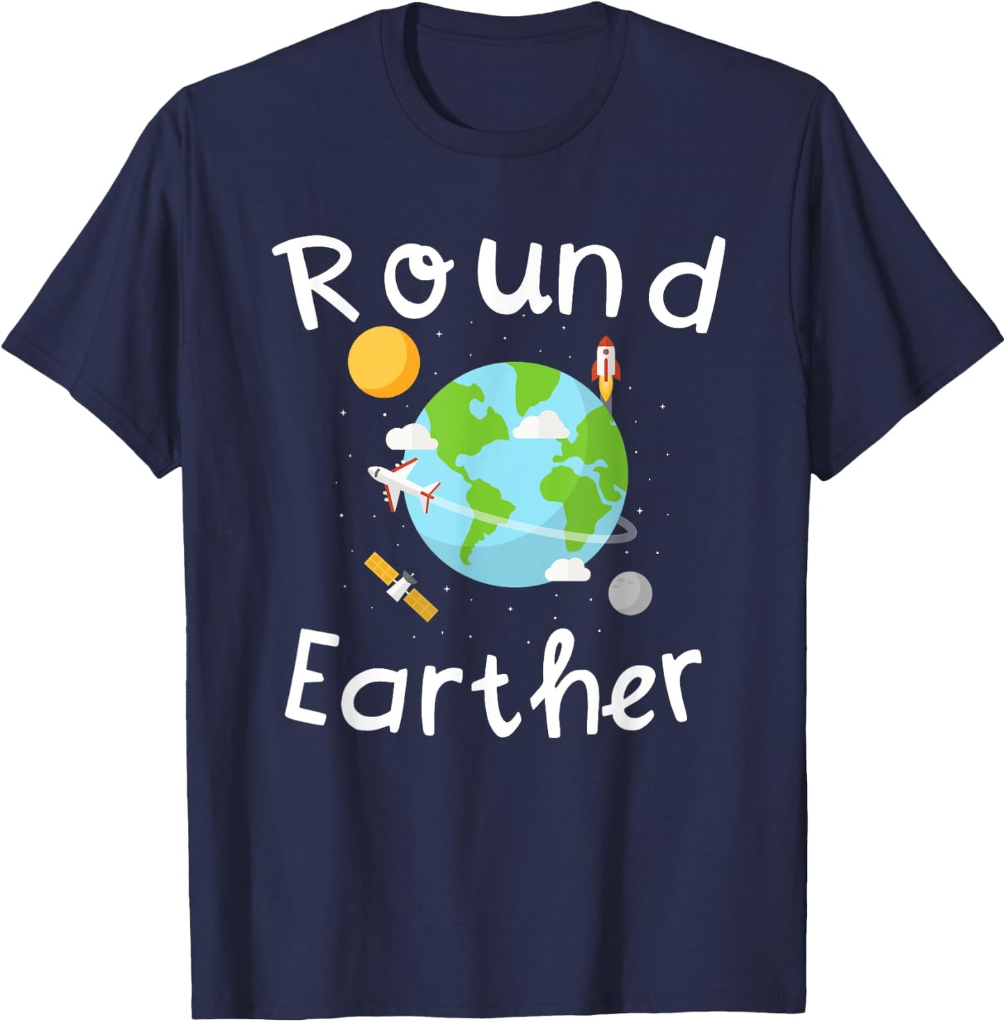 Round Earther T-Shirt - T-Shirt | Navy