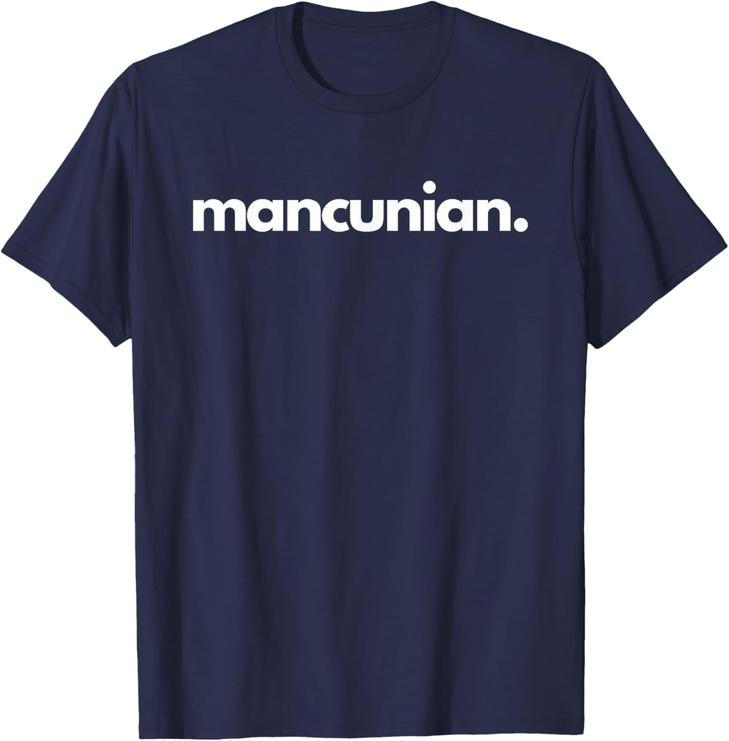 "Mancunian" - City of Manchester T-Shirt - T-Shirt | Navy