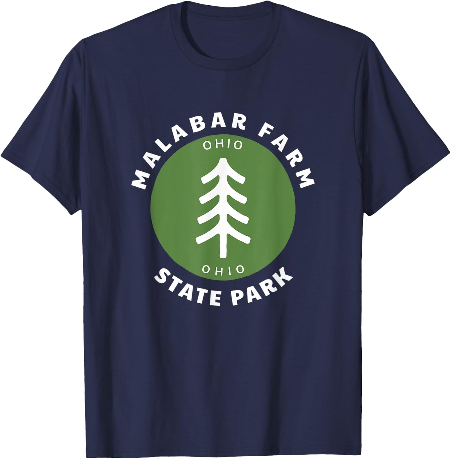 Malabar Farm State Park Ohio OH Tree Outdoors Forest T-Shirt - T-Shirt | Navy