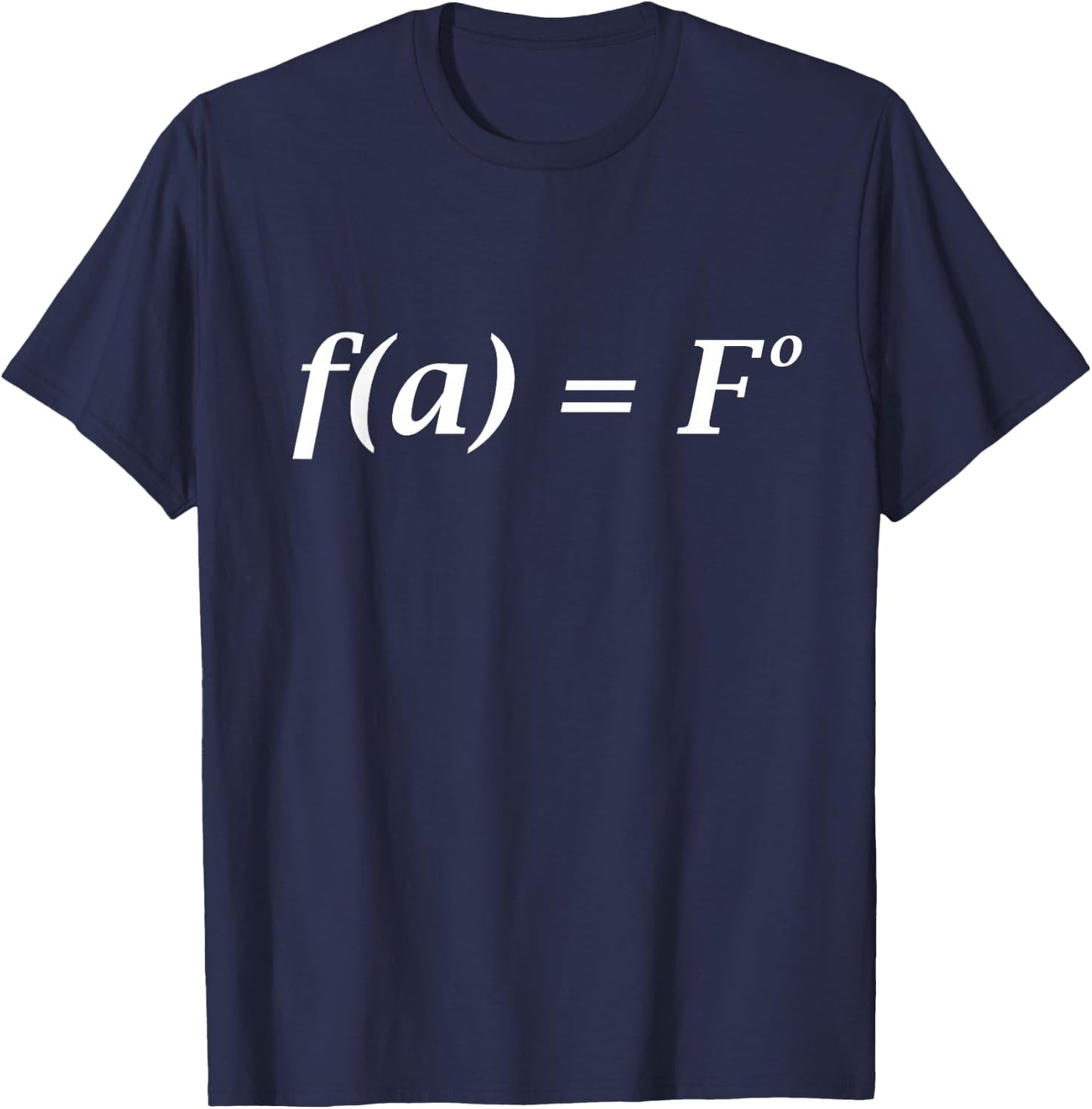 FA Fo Math Equation T-Shirt - T-Shirt | Navy