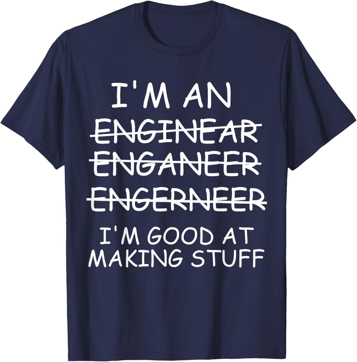 Funny Engineer T-Shirt - T-Shirt | Navy