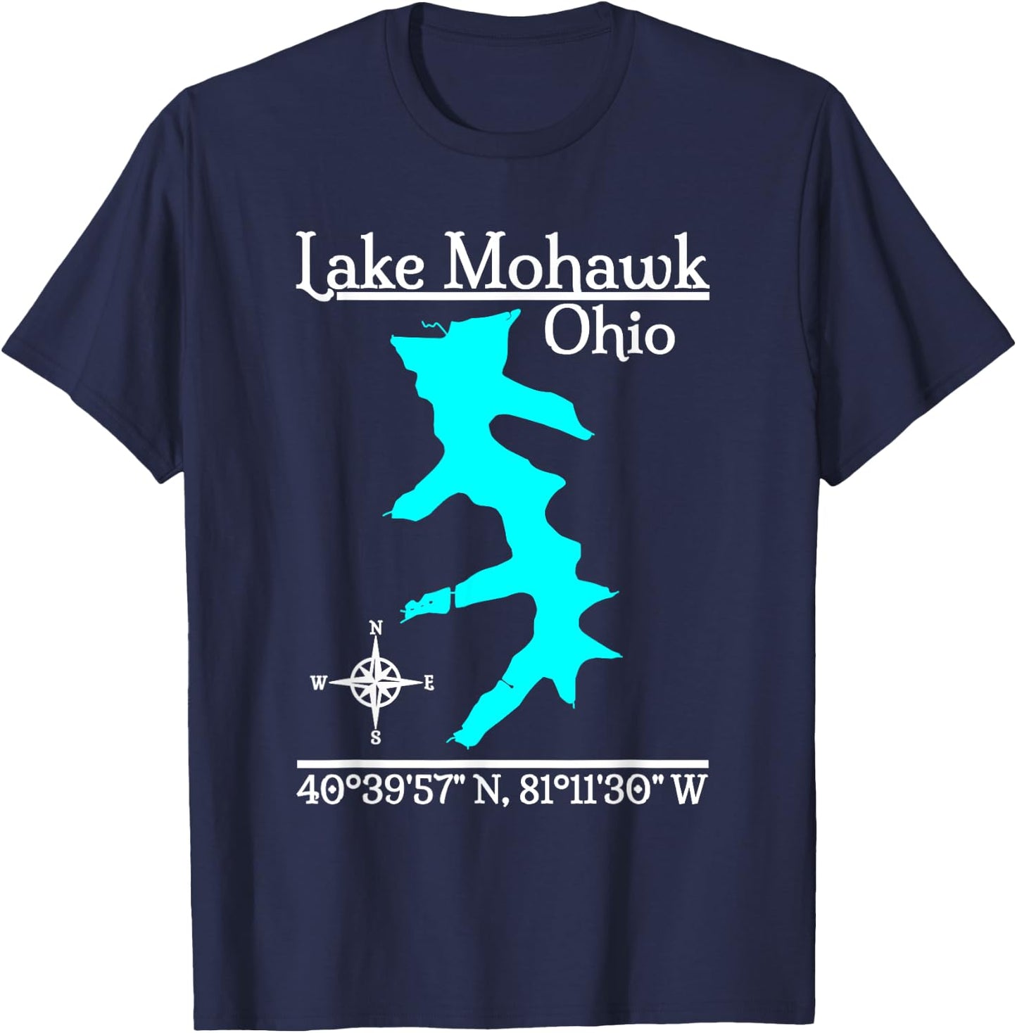 Lake Mohawk - Ohio T-Shirt - T-Shirt | Navy