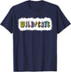 Wildcats School Sports Fan Team Spirit T-Shirt - T-Shirt | Navy