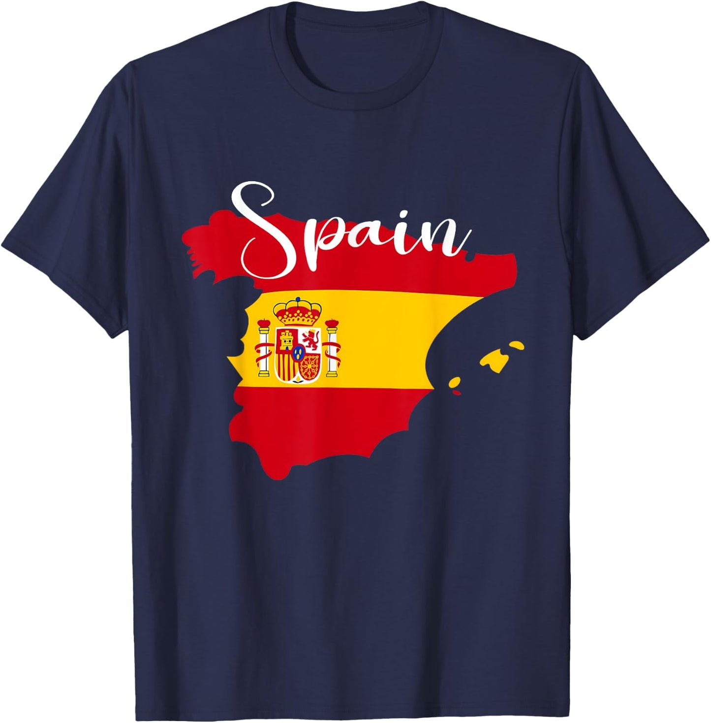 Spain , Spanish clothes, spain shirts Spain T-Shirt - T-Shirt | Navy