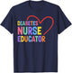 Diabetes Nurse Educator Heart T-Shirt - T-Shirt | Navy