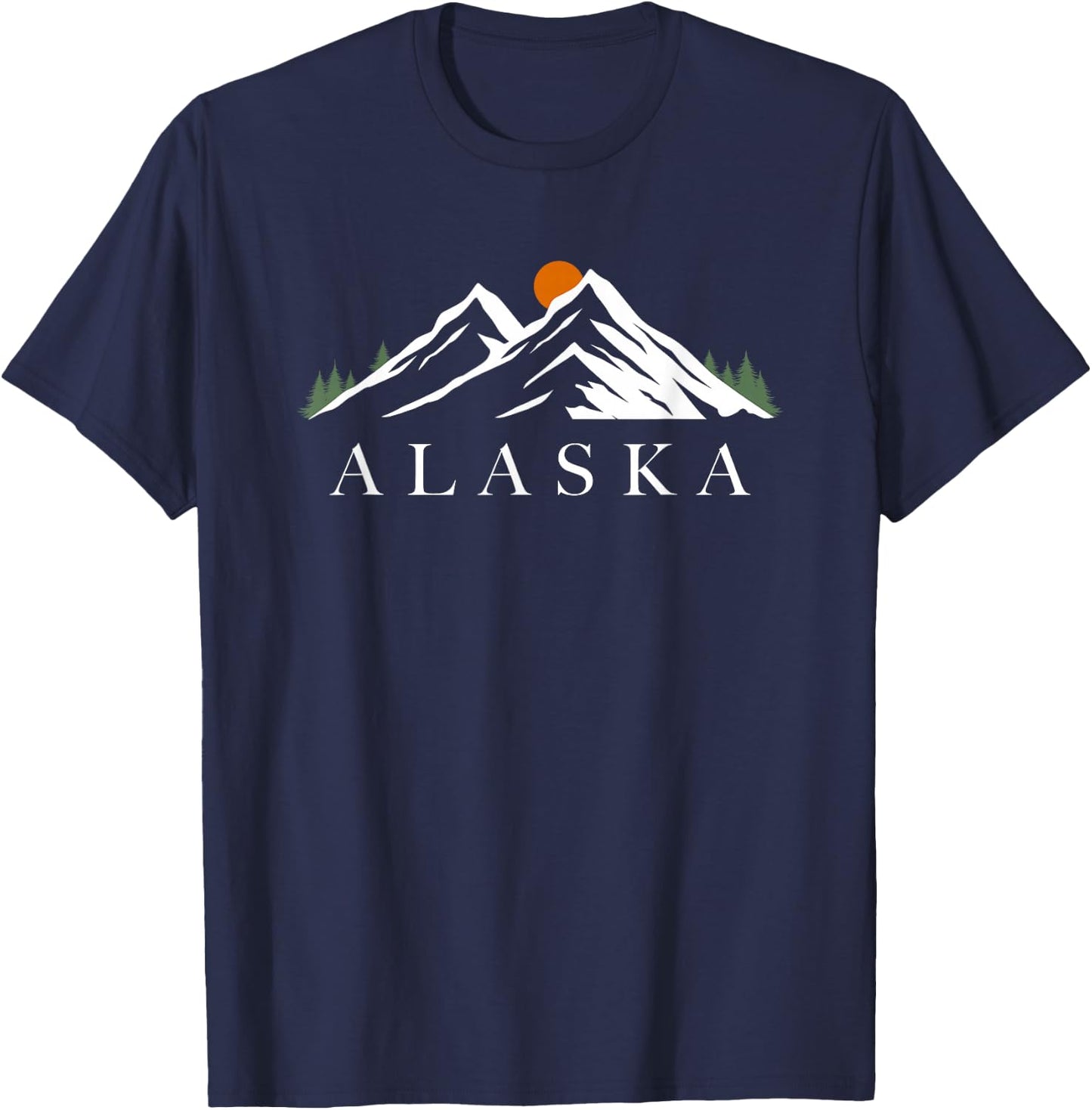 Mountains of Alaska T-Shirt - T-Shirt | Navy