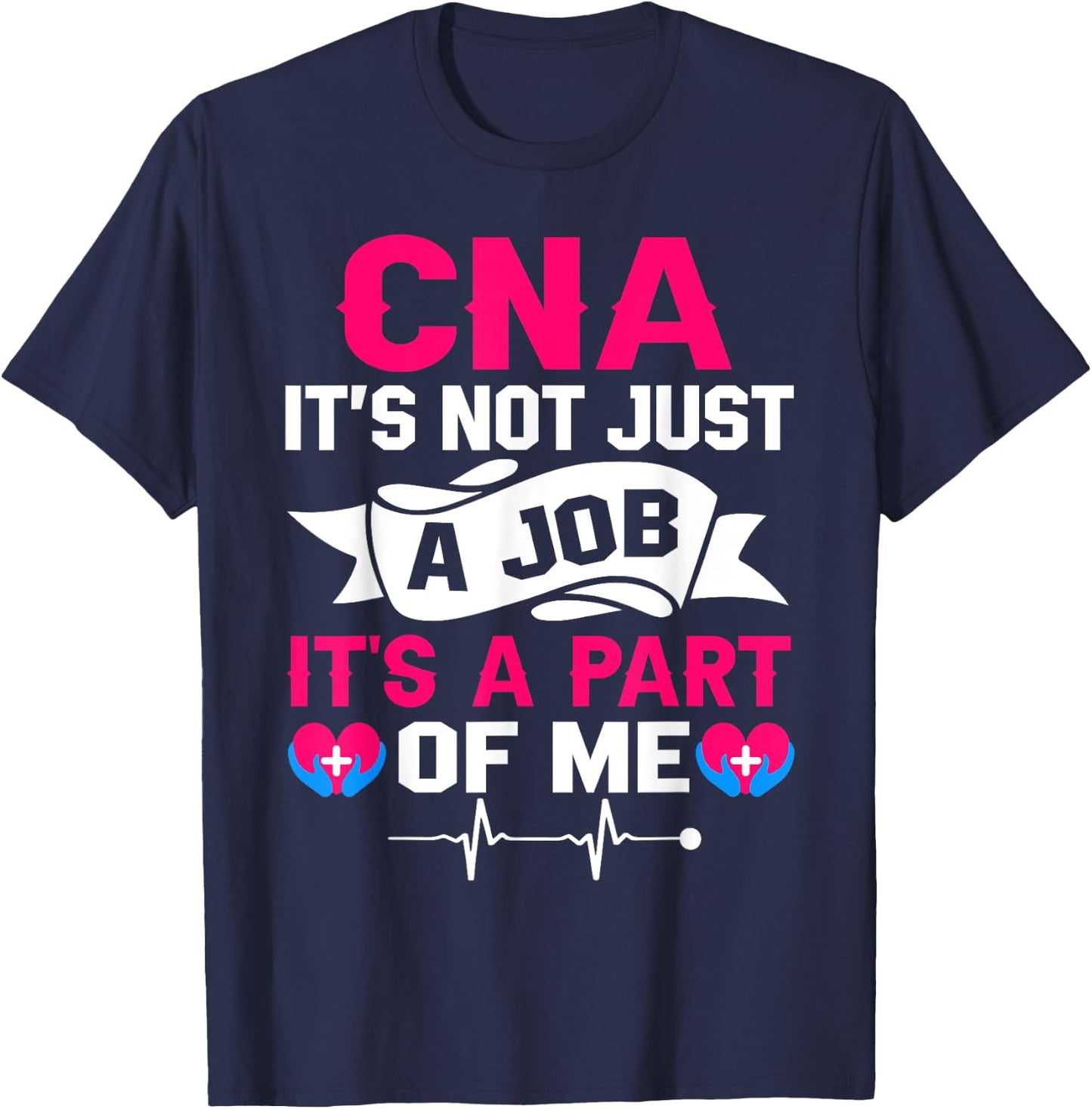 CNA Certified Nursing Assistant Gifts CNA Humor Black Women's Regular Fit Small Short Sleeve T-Shirt - T-Shirt | Navy