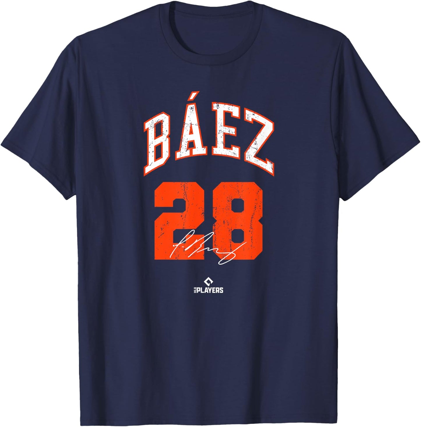 Javier Baez MLBPA New York Baseball Player El Mago T-Shirt - T-Shirt | Navy