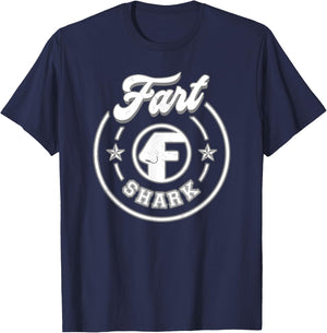 Shark Fart Funny T-Shirt - T-Shirt | Navy