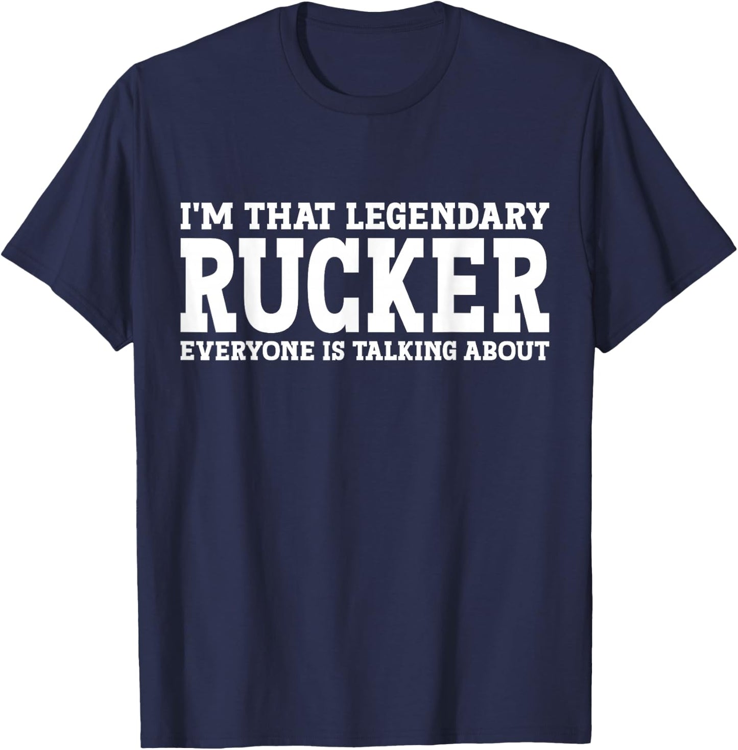 Rucker Surname Funny Team Family Last Name Rucker T-Shirt - T-Shirt | Navy