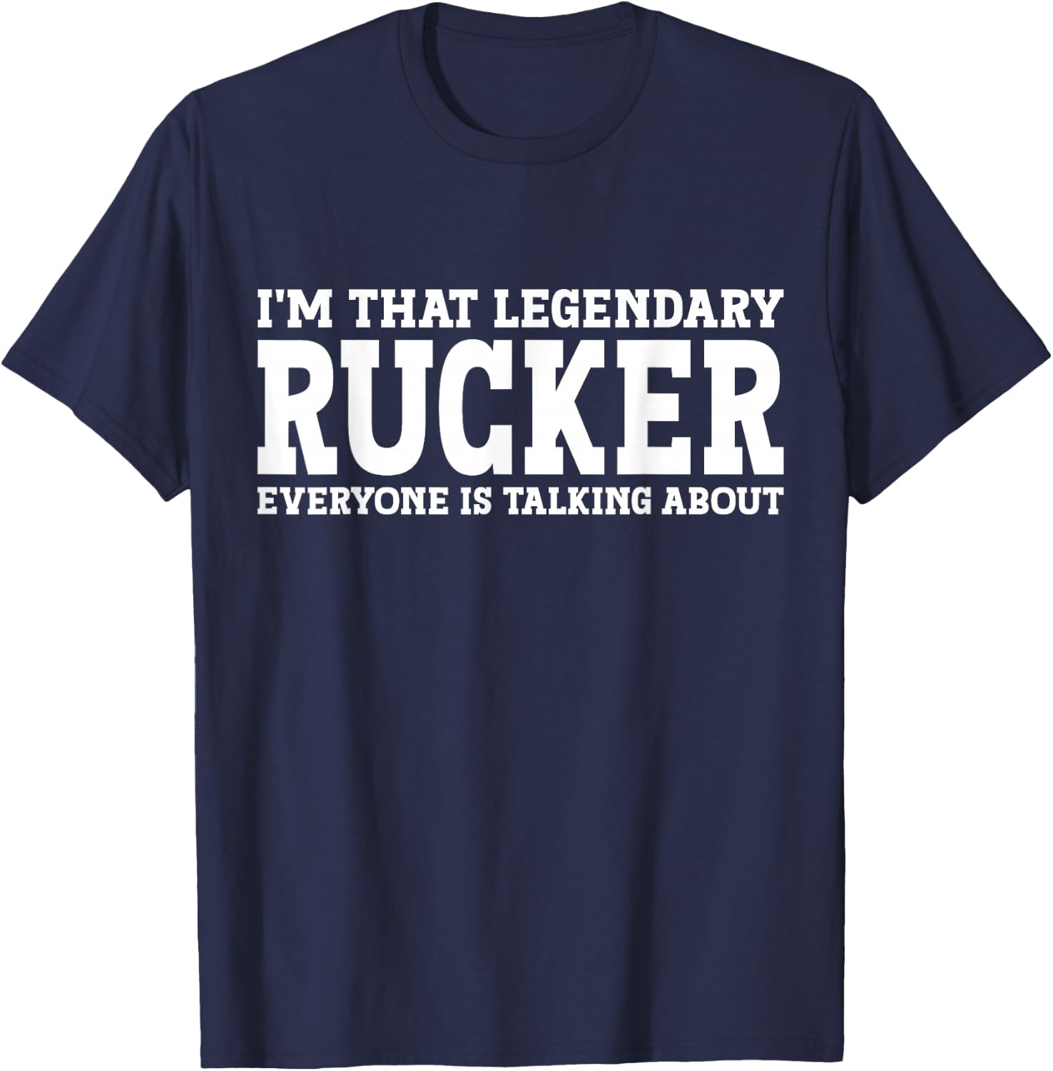 Rucker Surname Funny Team Family Last Name Rucker T-Shirt - T-Shirt | Navy
