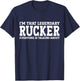 Rucker Surname Funny Team Family Last Name Rucker T-Shirt - T-Shirt | Navy