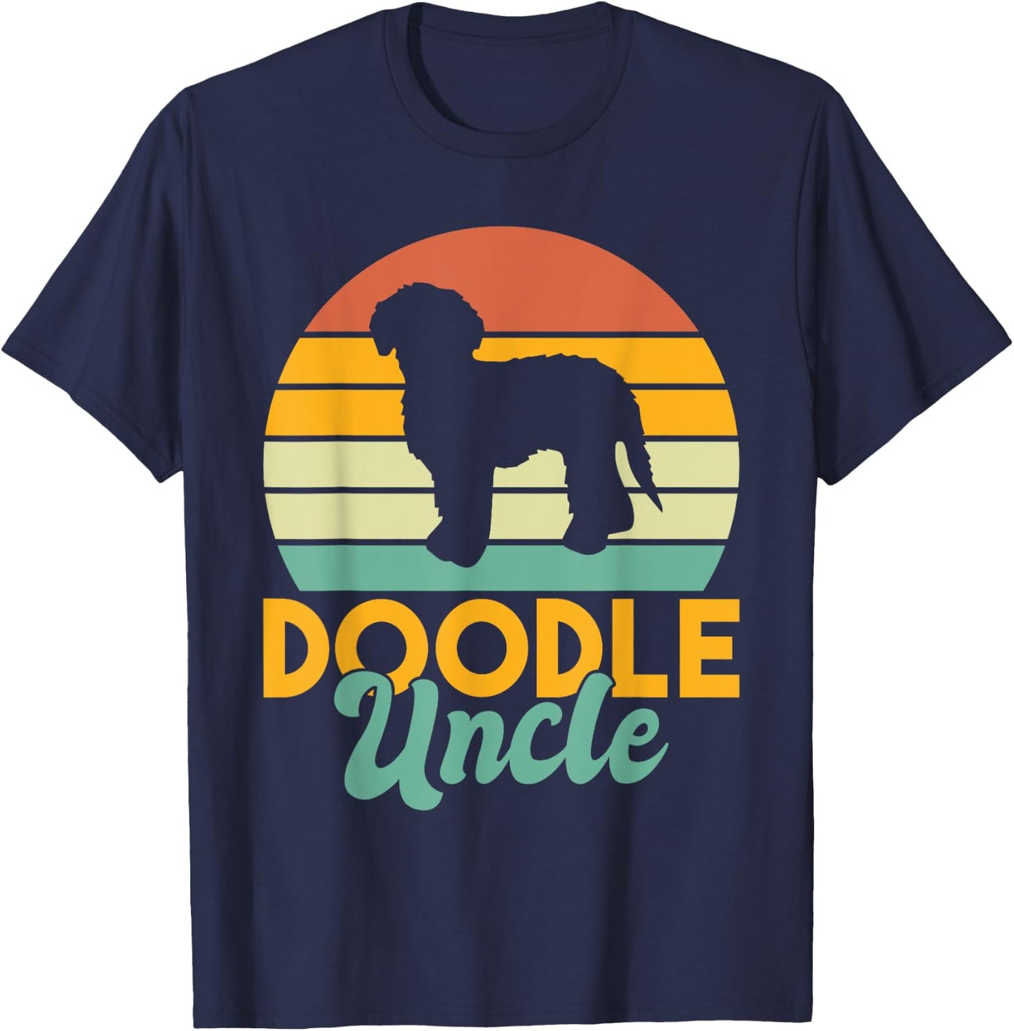 Golden Doodle Uncle T-Shirt - T-Shirt | Navy