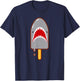 Shark Popsicle T-Shirt - T-Shirt | Navy
