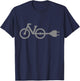 E-Bike Electric Bicycle T-Shirt - T-Shirt | Navy