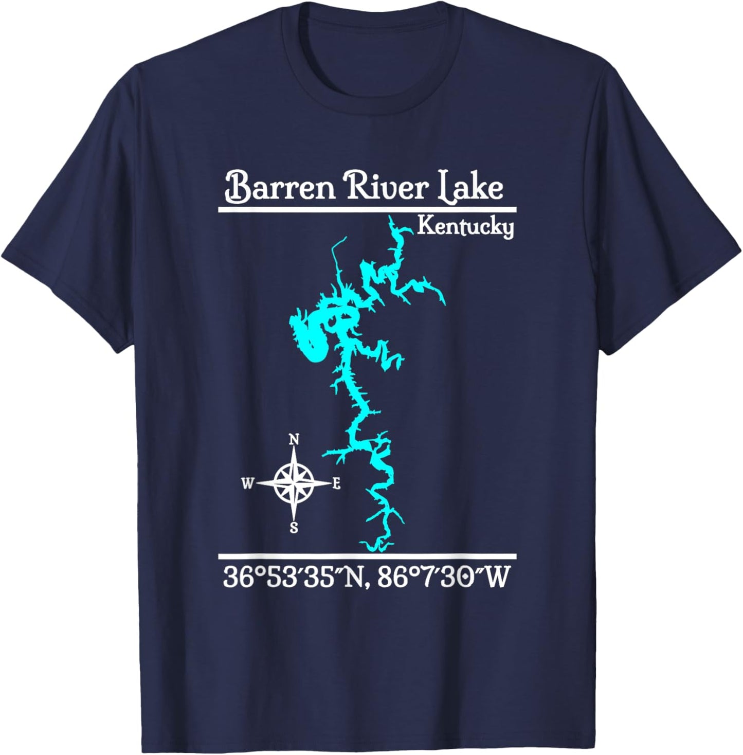 Barren River Lake, Kentucky T-Shirt - T-Shirt | Navy