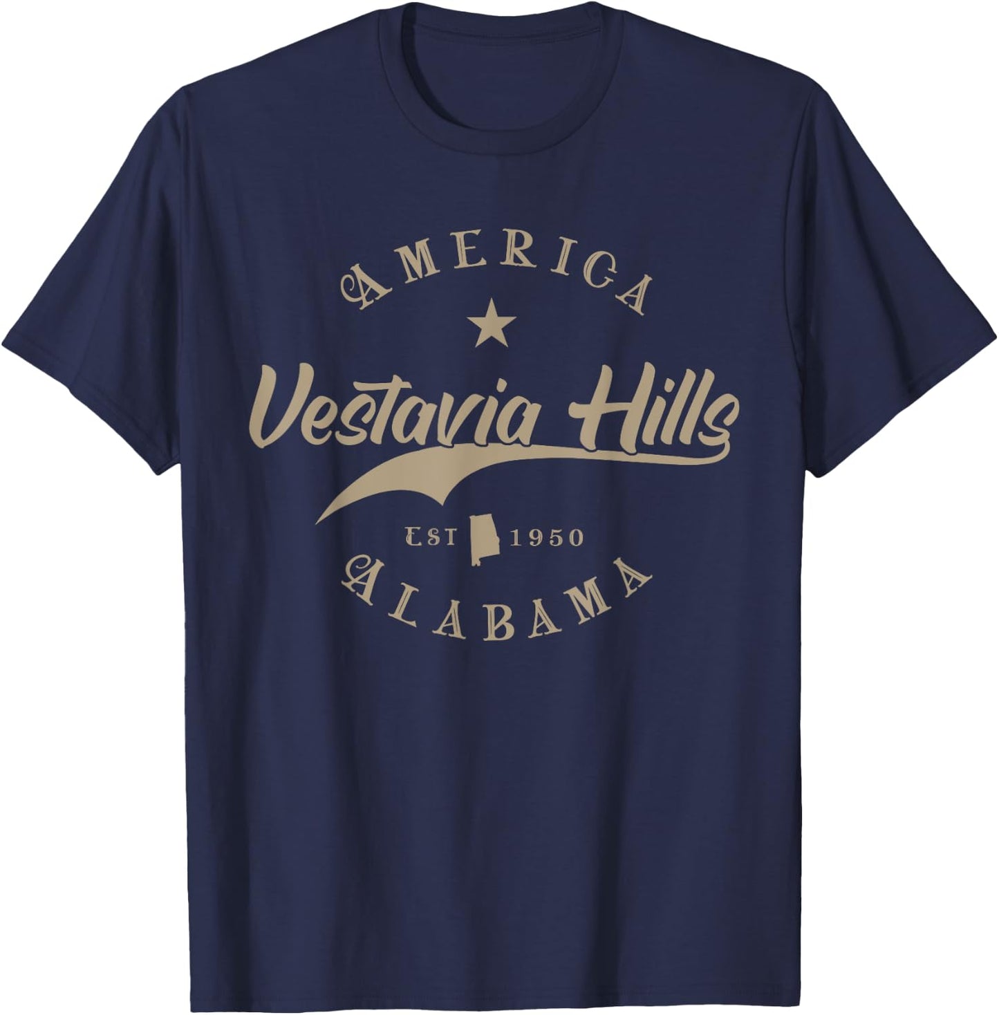 Vestavia Hills AL | Alabama T-Shirt - T-Shirt | Navy