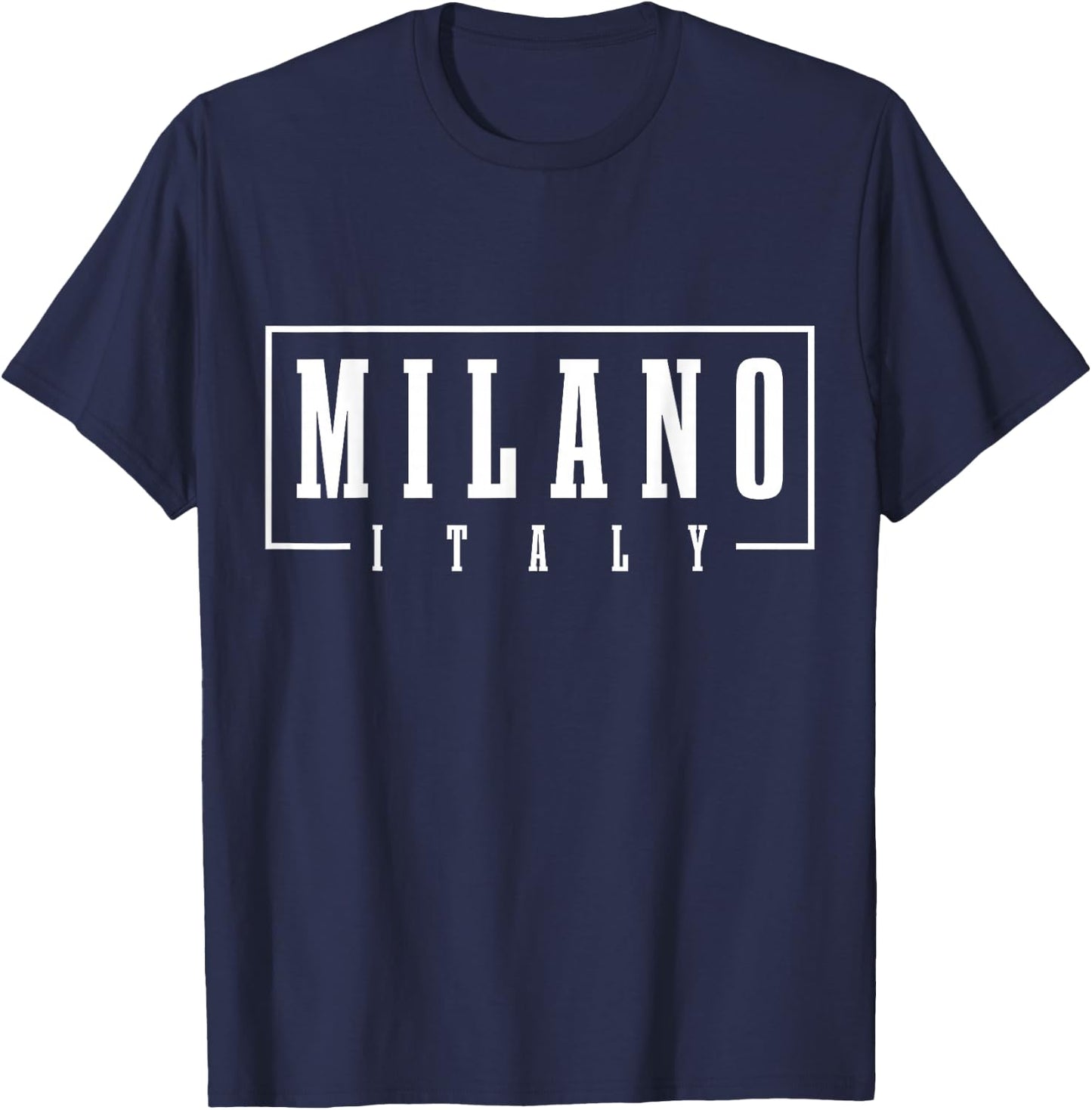 Milano Italia Italy Souvenir T-Shirt - T-Shirt | Navy