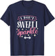Gym Fitness Workout Funny Don't Sweat I Sparkle Quote T-Shirt - T-Shirt | Navy
