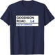 Everton Football Team Goodison Road Street Sign T-Shirt - T-Shirt | Navy