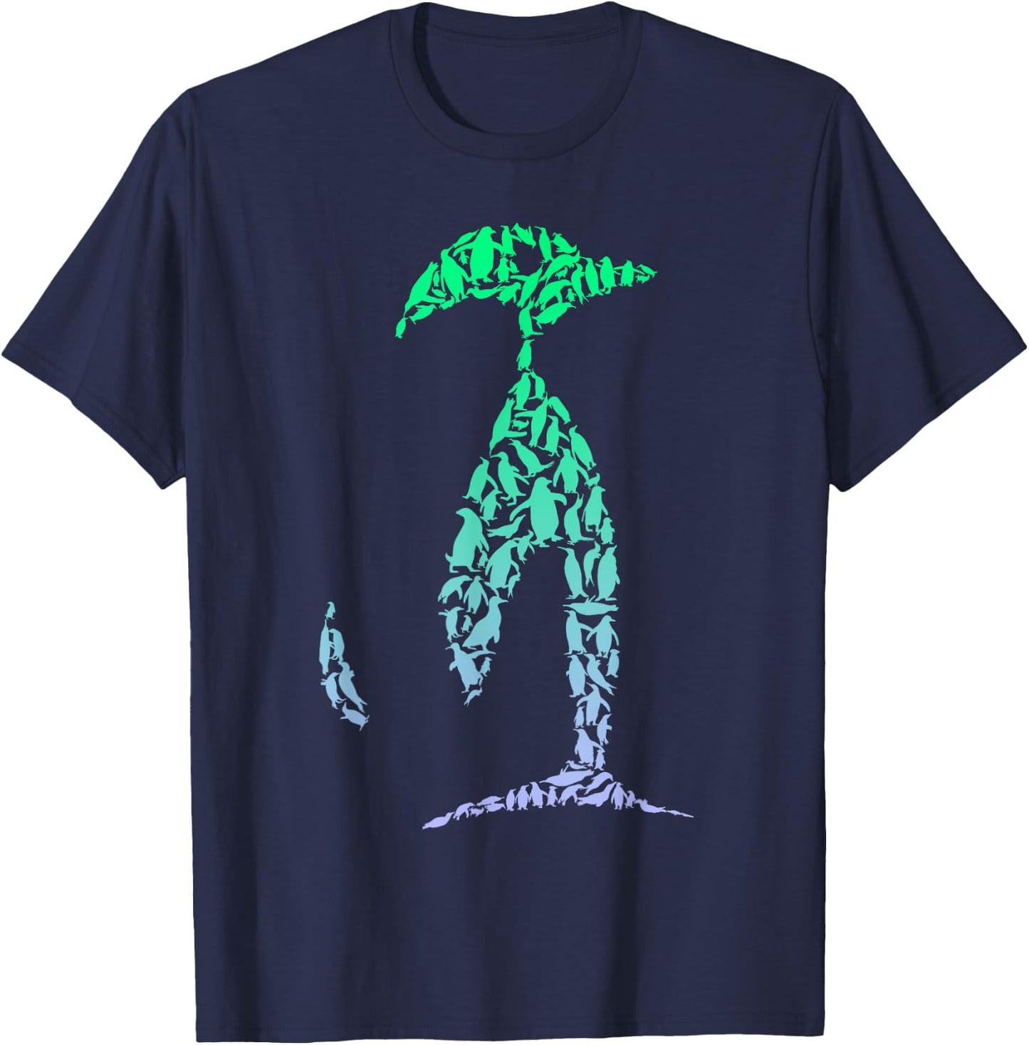 Boys Penguin Shirts Silhouette Penguins | Boys Penguin T-Shirt - T-Shirt | Navy