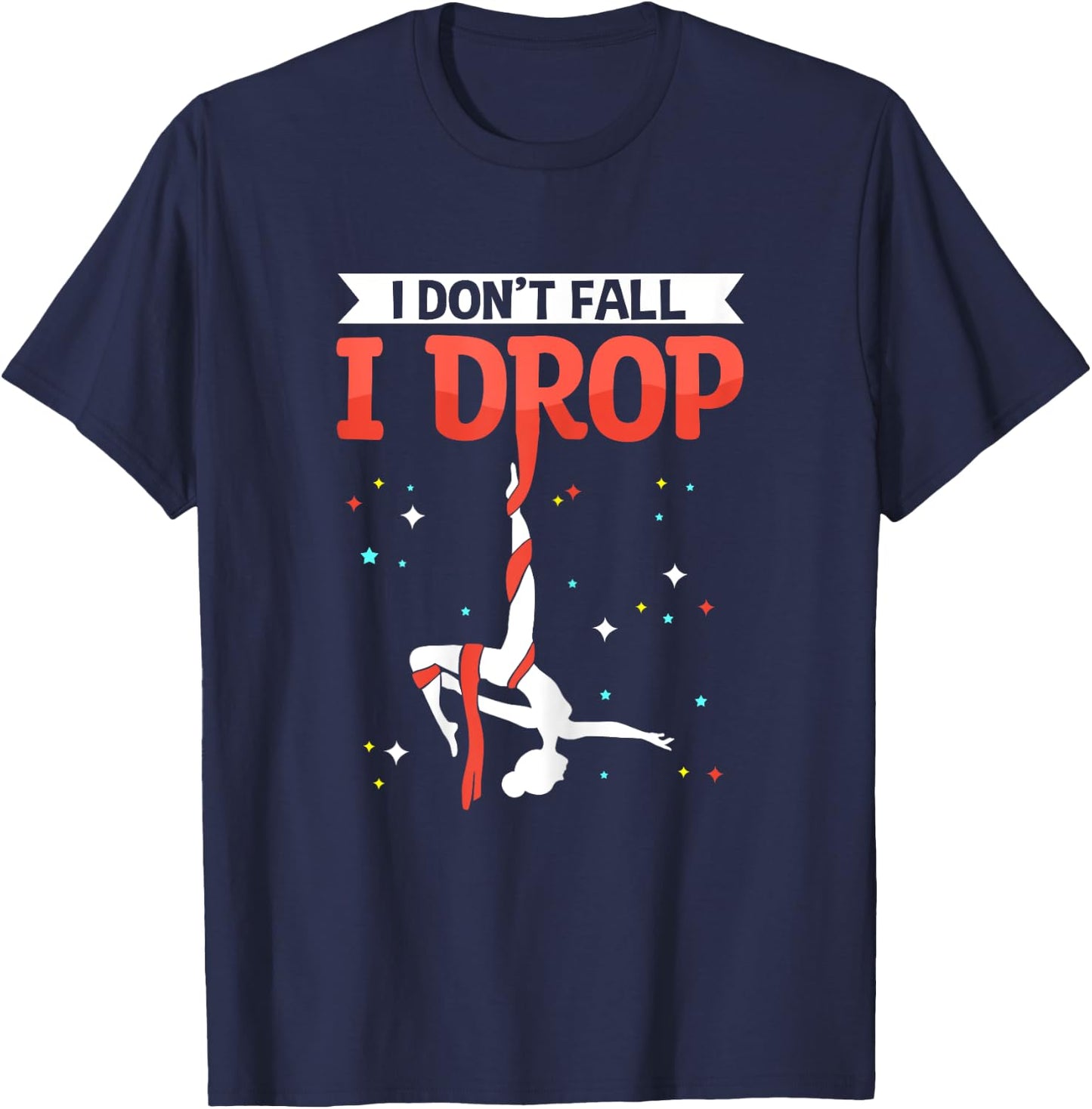 Aerialist Aerial Yoga & Aerial Silks T-Shirt - T-Shirt | Navy