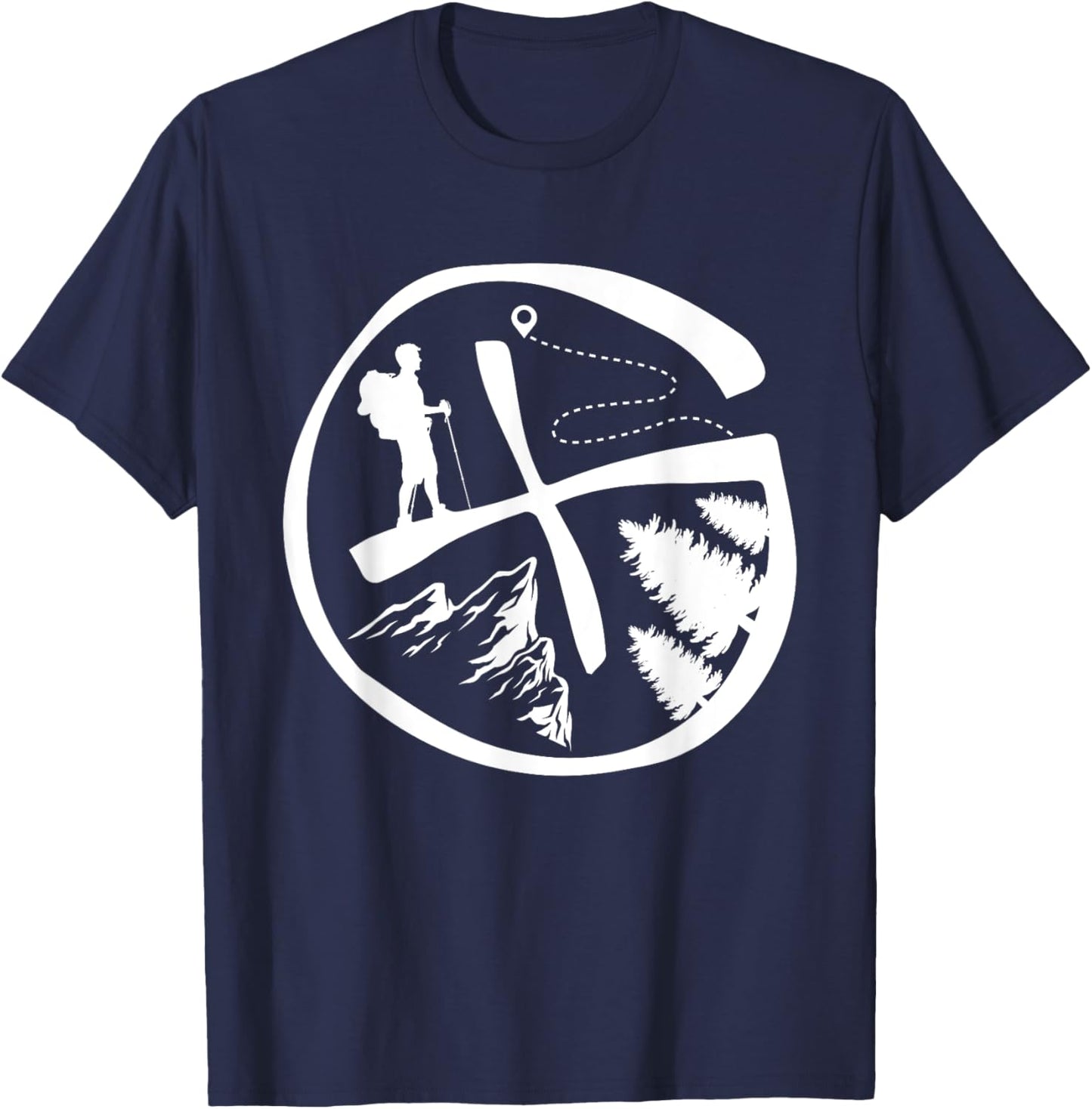 Geocaching GPS Treasure Hunt Geocach Geocacher T-Shirt - T-Shirt | Navy
