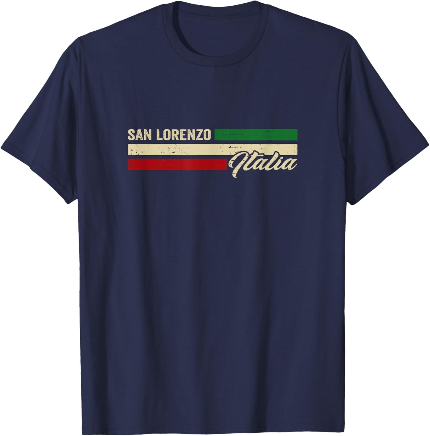 San Lorenzo Italy T-Shirt - T-Shirt | Navy