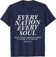Every Nation Every Soul Mark 16:15 Men and Women Christian T-Shirt - T-Shirt | Navy