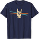 Retro Drum Sticks Art Men Boys Kids Percussion Drum Player T-Shirt - T-Shirt | Navy
