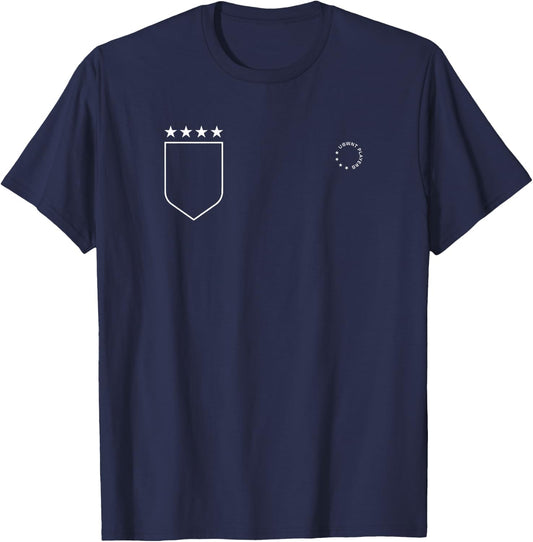 Julie Ertz: Name & Number on Back - USWNT Soccer T-Shirt - T-Shirt | Navy