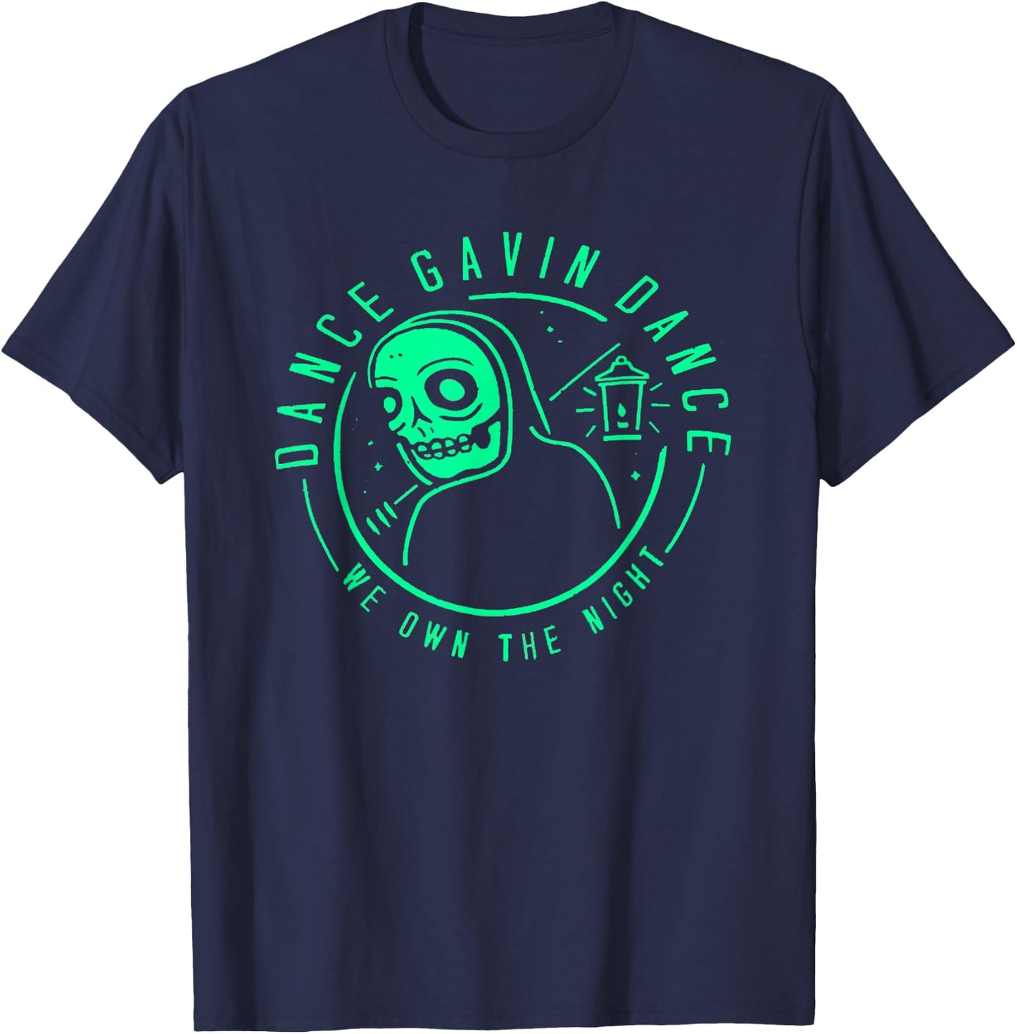 Dance Gavin Dance merch- we own the night -Dance Gavin Dance T-Shirt - T-Shirt | Navy