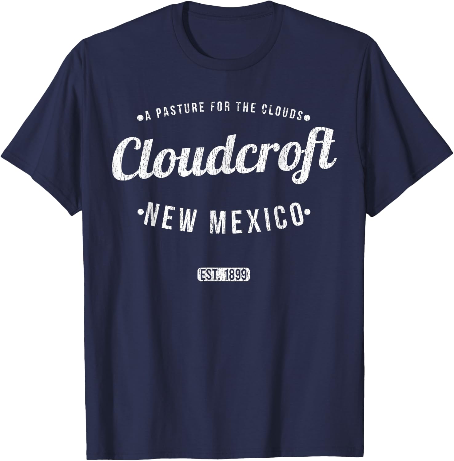 Cloudcroft New Mexico Vintage Travel Souvenir Cloudcroft T-Shirt - T-Shirt | Navy