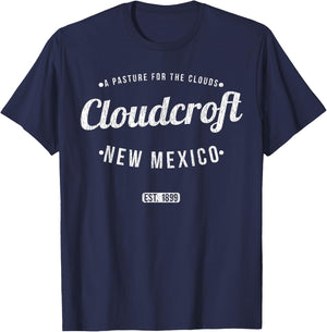 Cloudcroft New Mexico Vintage Travel Souvenir Cloudcroft T-Shirt - T-Shirt | Navy