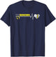 911 Dispatcher Heartbeat Dispatch Operator 911 Dispatcher T-Shirt - T-Shirt | Navy