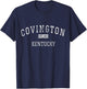 Covington Kentucky KY Vintage T-Shirt - T-Shirt | Navy