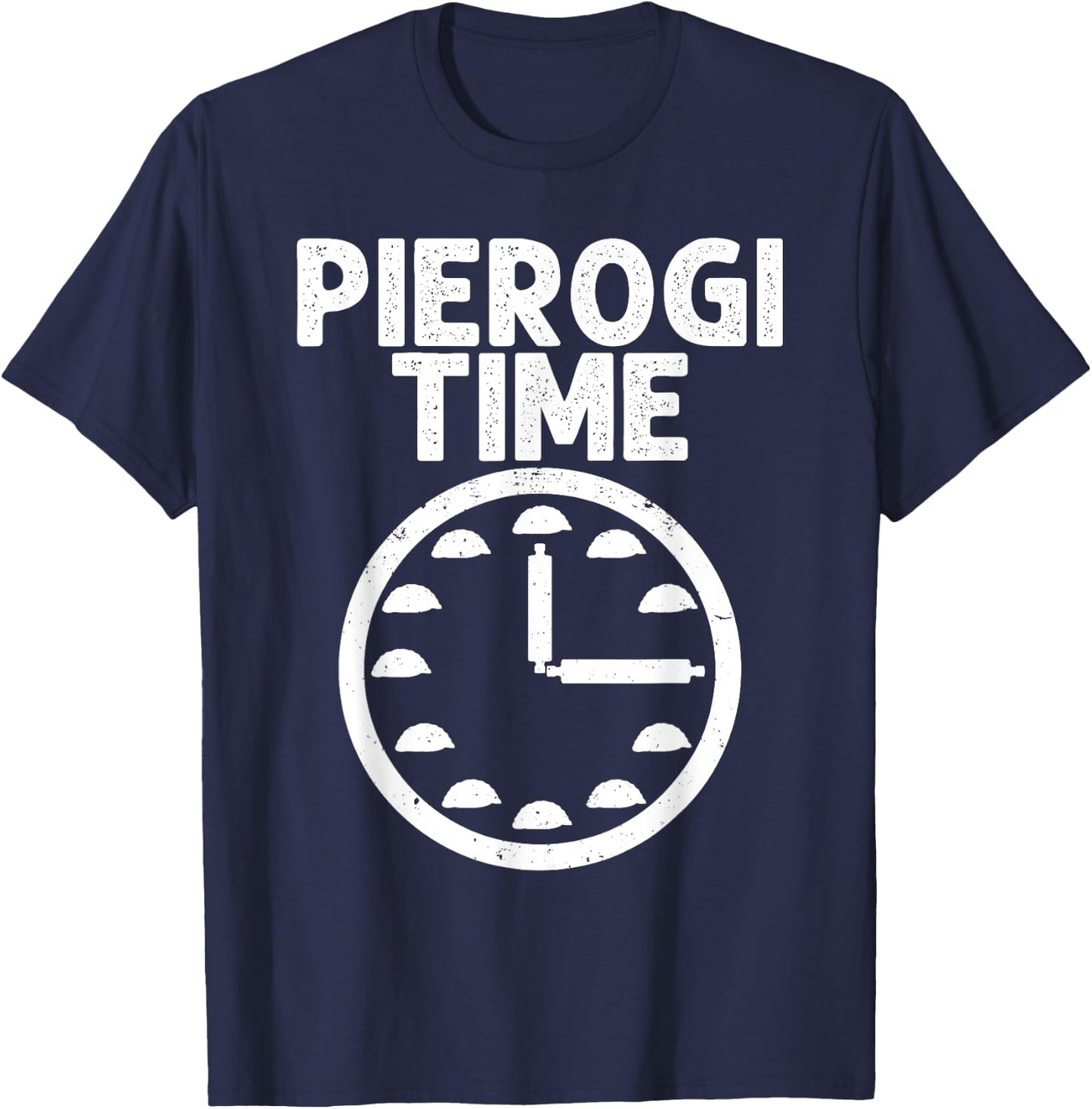 Funny Pierogi Art Men Women Polish Pride Poland Pierogi Food T-Shirt - T-Shirt | Navy