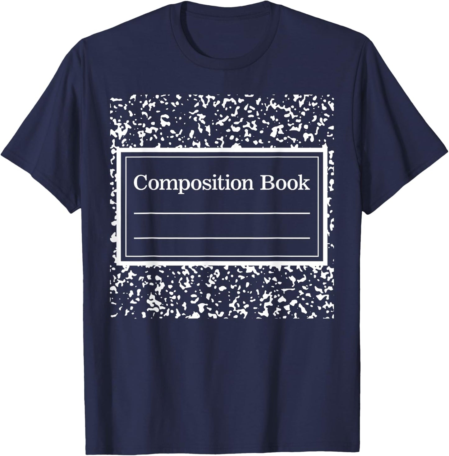 Writer Composition Book Author Novelist Playwriter Copywrite T-Shirt - T-Shirt | Navy