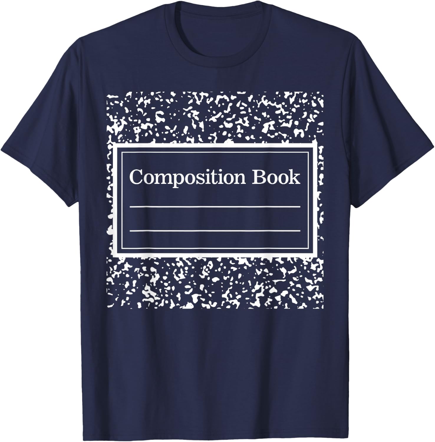 Writer Composition Book Author Novelist Playwriter Copywrite T-Shirt - T-Shirt | Navy