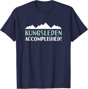 Kungsleden The King's Trail Accomplished Hiking Sweden T-Shirt - T-Shirt | Navy