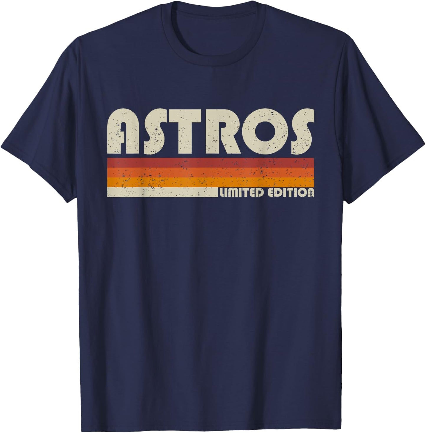 Astros Name Personalized Vintage Retro Gift Women T-Shirt - T-Shirt | Navy