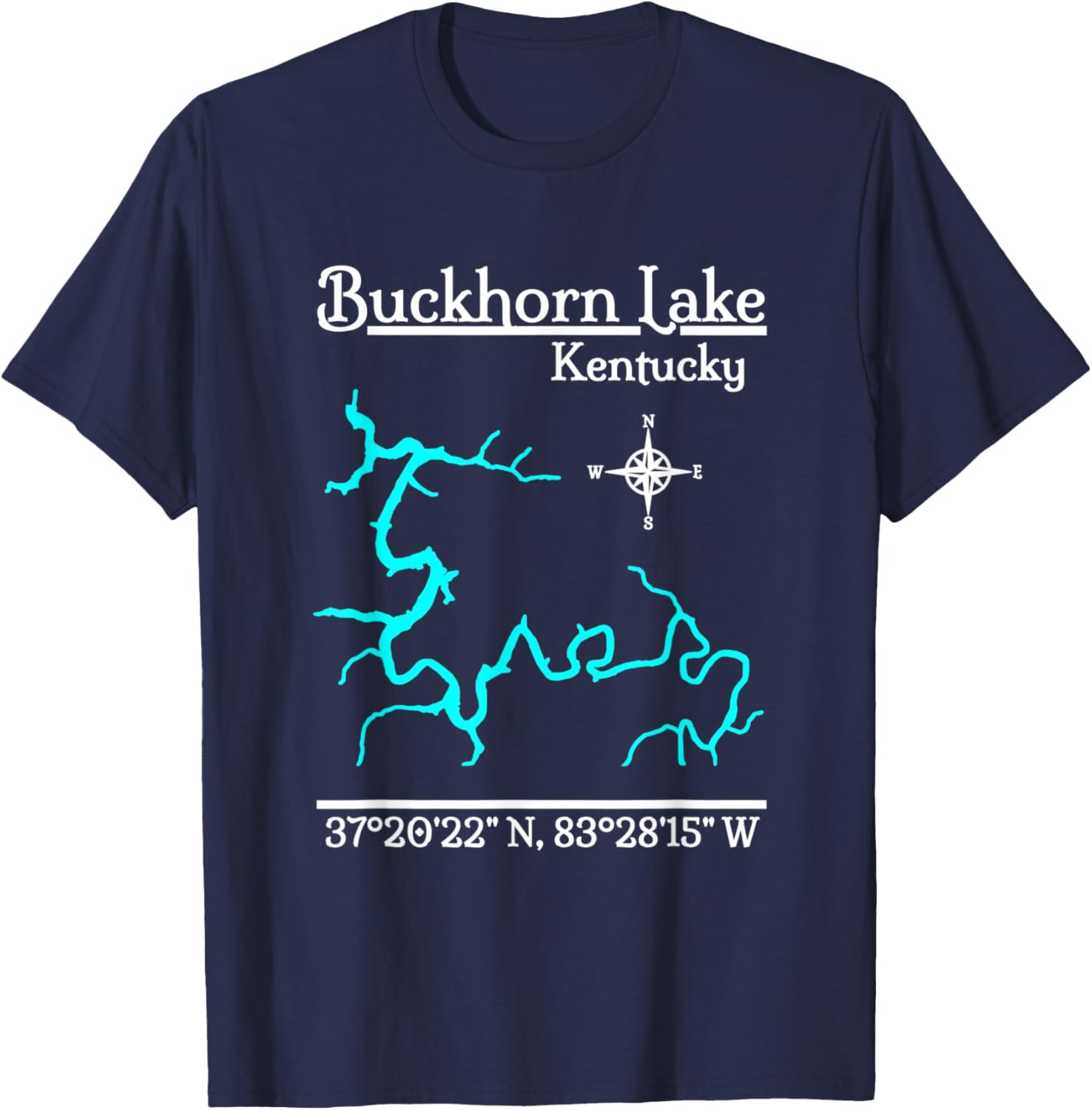 Buckhorn Lake - Kentucky T-Shirt - T-Shirt | Navy