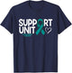 Ovarian Cancer Support Unit Ovarian Cancer Awareness T-Shirt - T-Shirt | Navy